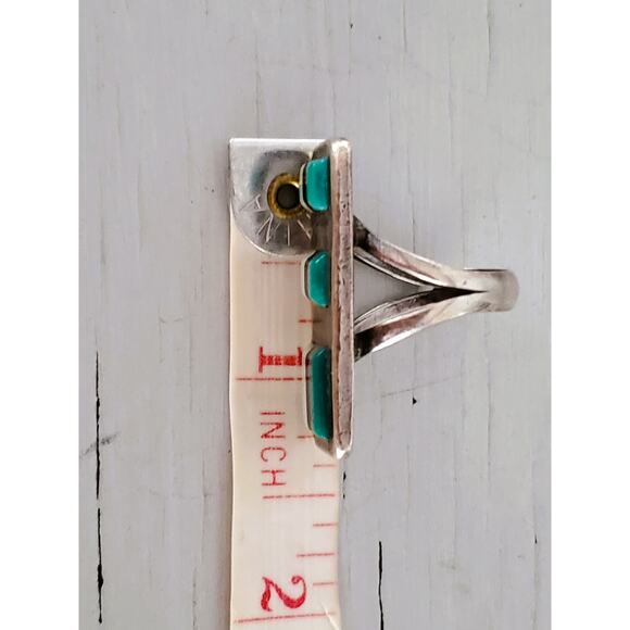 Vintage Native American Zuni WJ Panteah Ring - Picture 5 of 8